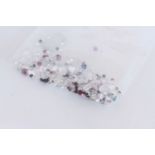 Parcel of Loose Mixed Stones including cubic zirconia, amethyst, ruby,