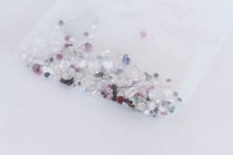 Parcel of Loose Mixed Stones including cubic zirconia, amethyst, ruby,