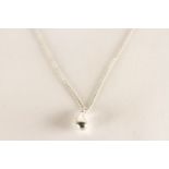 Tiffany & Co Elsa Peretti Teardrop Pendant, stamped sterling silver, approximate total chain