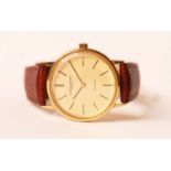 GENTLEMEN'S VACHERON & CONSTANTIN CALATRAVA AUTOMATIC 18ct GOLD WRISTWATCH, circular gold dial