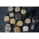 *** THIS LOT IS TO BE SOLD WITHOUT RESERVE *** GROUP OF VINTAGE WRISTWATCH INCL OMEGA