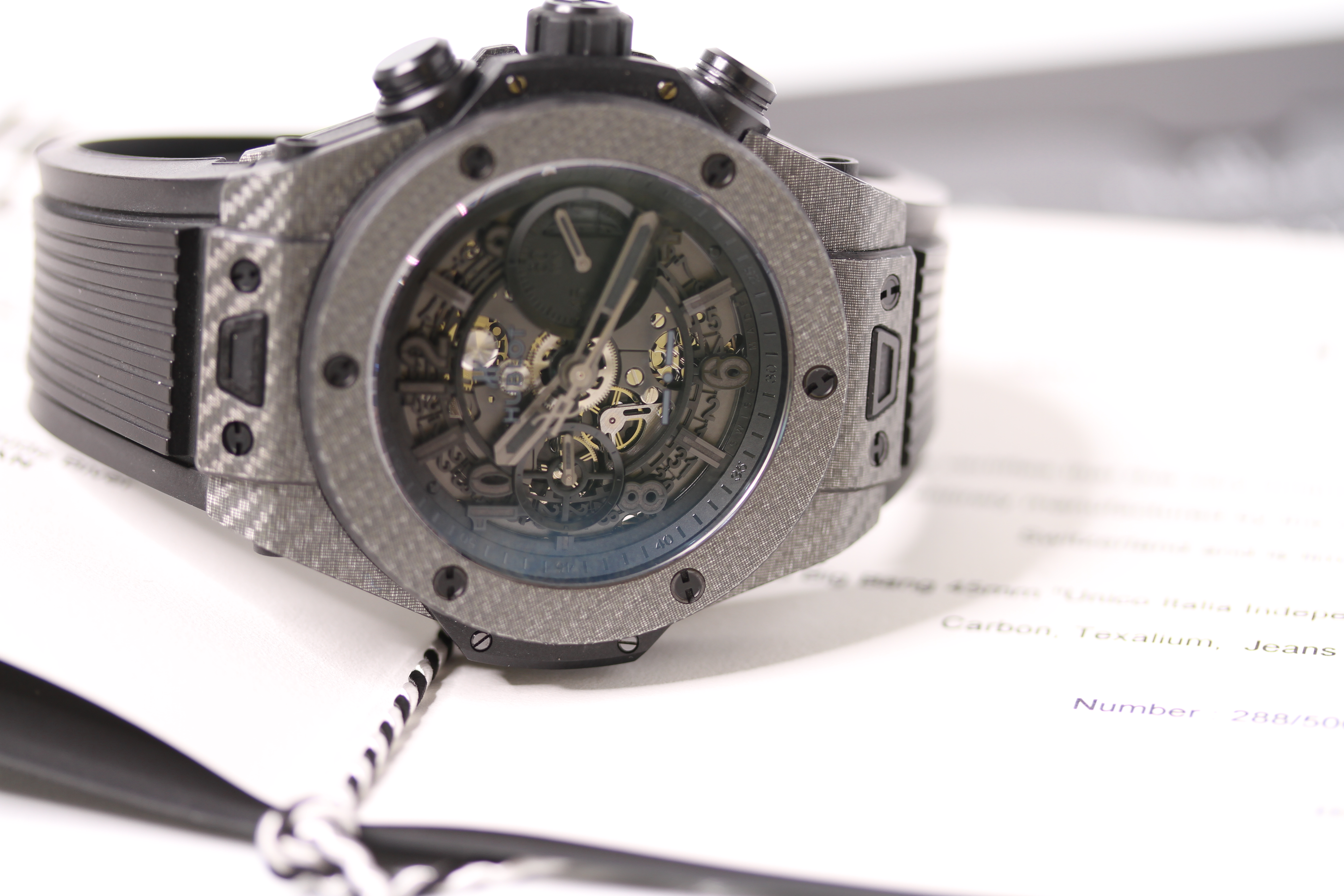 GENTLEMENS HUBLOT BIG BANG UNICO WRISTWATCH REF 411.YT.1110.NR.ITI15 W/ROTOR BOX, PAPERS & - Image 4 of 5