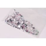 Parcel of Loose Mixed Stones, including cubic zirconia, ruby, sapphire, emerald and amethyst,
