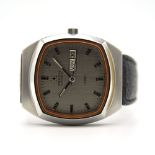 GENTLEMAN'S VINTAGE NEW OLD STOCK ZENITH DEFY TV SHAPE, REF. 01-0050-345, 38MM STAINLESS STEEL,