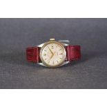 GENTLEMENS ROLEX OYSTER PERPETUAL STEEL & GOLD WRISTWATCH REF. 6105 CIRCA 1950s, circular patina off