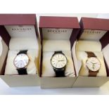 3 X ACCURIST WATCHES, NEW OLD STOCK