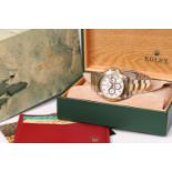 RARE ROLEX 'ZENITH' DAYTONA REFERENCE 16523 WITH BOX AND DOCUMENTS CIRCA 1991 , white diamond dot