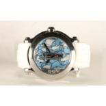 LADIES CHOPARD ANIMAL WORLD LIMITED EDITION OF 150 WRISTWATCH, circular penguin print dial with