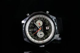 GENTS BREITLING NAVITIMER DDE BR 1152-67,round,black and white dial with illuminated hands,white