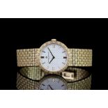 LADIES VACHERON CONSTANTIN PATRIMONY CLASSIQUE REF 25162, ciruclar white textured dial with gold