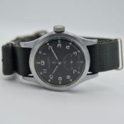 GENTLEMAN'S VINTAGE 1945 VERTEX WWW DIRTY DOZEN BRITISH ARMY WORLD WAR 2, BROAD ARROW DIAL,