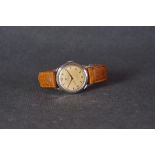 GENTLEMENS CYMA TRIPLEX CYMAFLEX HONEYCOMB WRISTWATCH CIRCA 1950-59, circular patina honeycomb