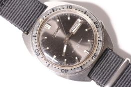 SEIKO AUTOMATIC SPORTS DIVERS WRISTWATCH 6106-8100 CIRCA 1970S REF 015366, stainless steel case with