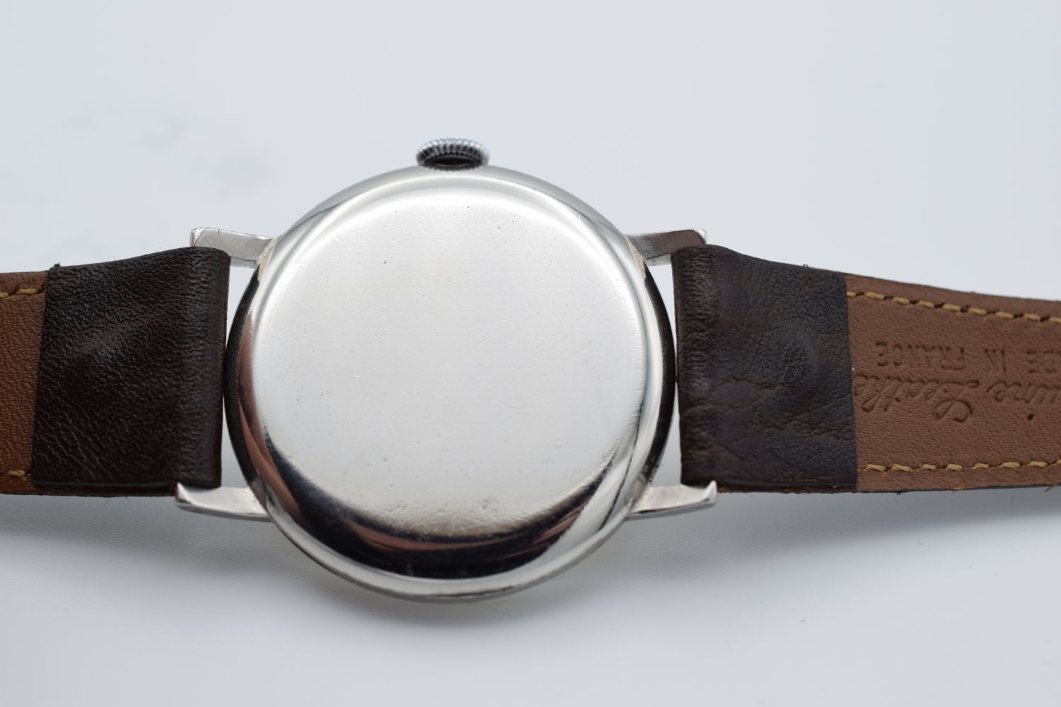 GENTLEMAN'S VINTAGE OMEGA OVERSIZED 38MM STAINLESS STEEL, CIRCA. 1939, MANUALLY WOUND OMEGA CAL. - Image 8 of 8