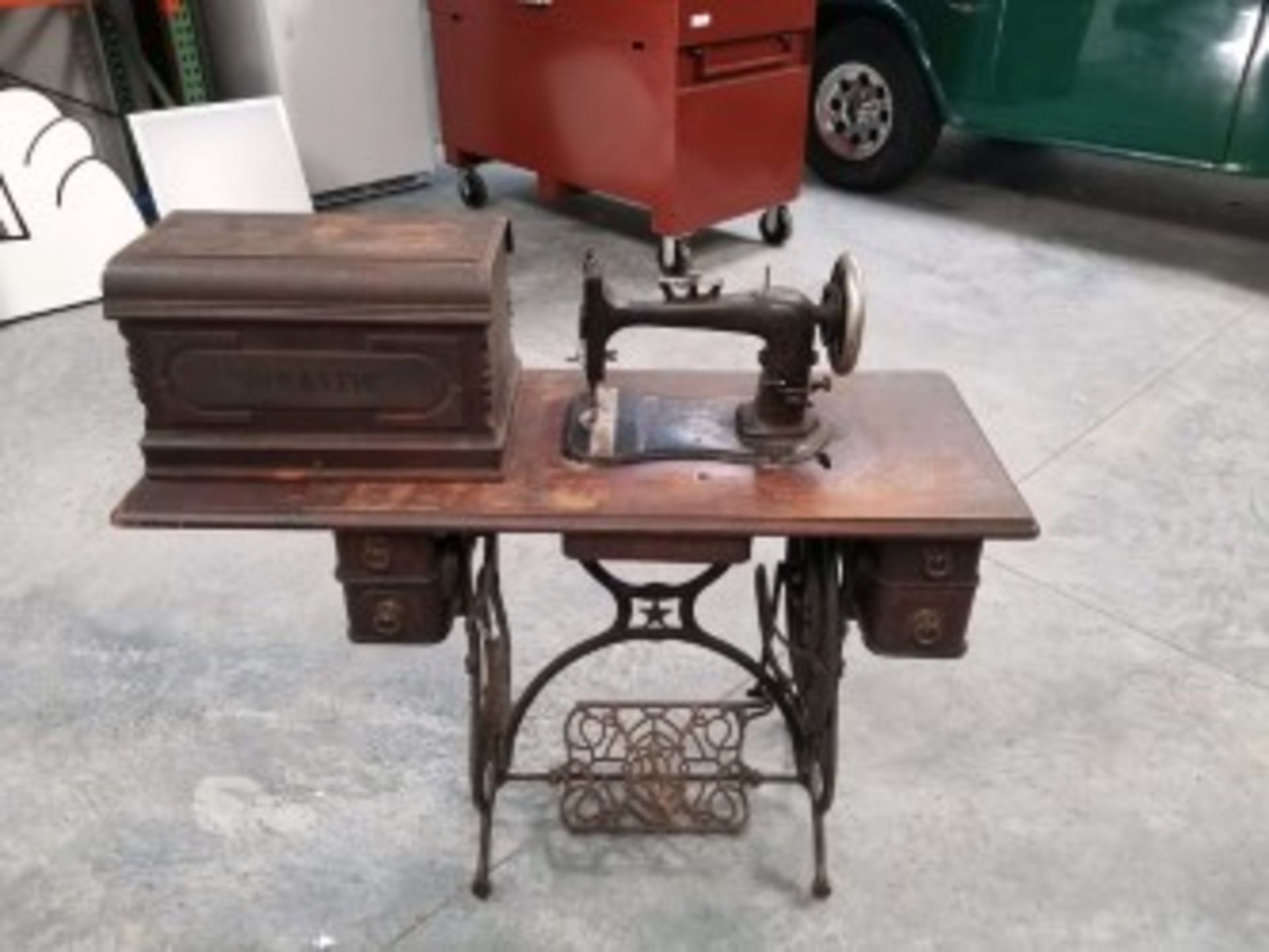 Antique Pedal Sewing Machine