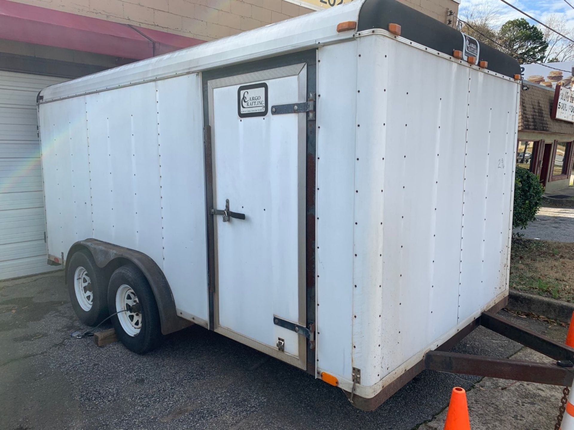 Enclosed Cargo Trailer - BILL OF SALE W/Ga Tag Registration Slip