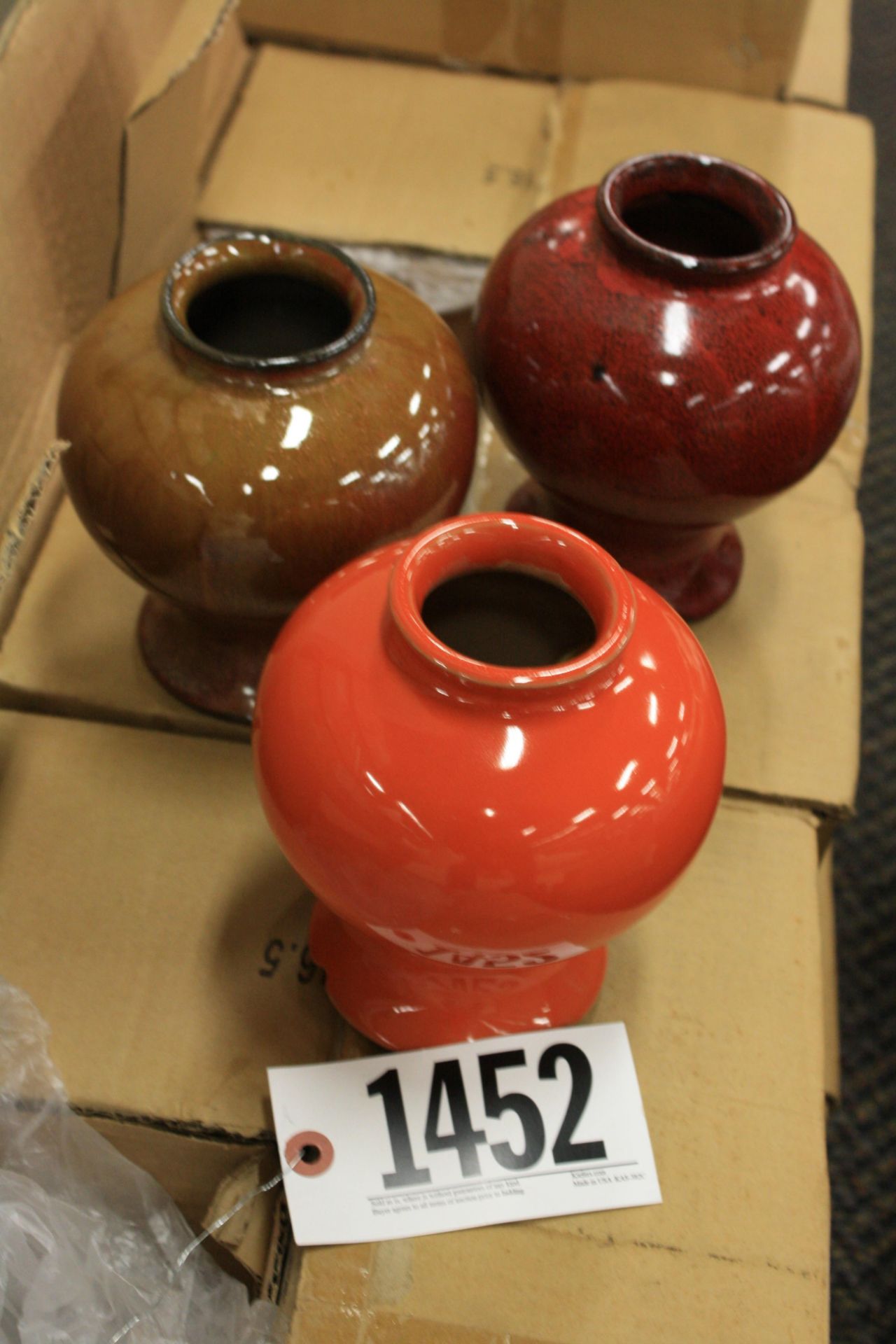 Vase Pottery VR272-06 mixed colors