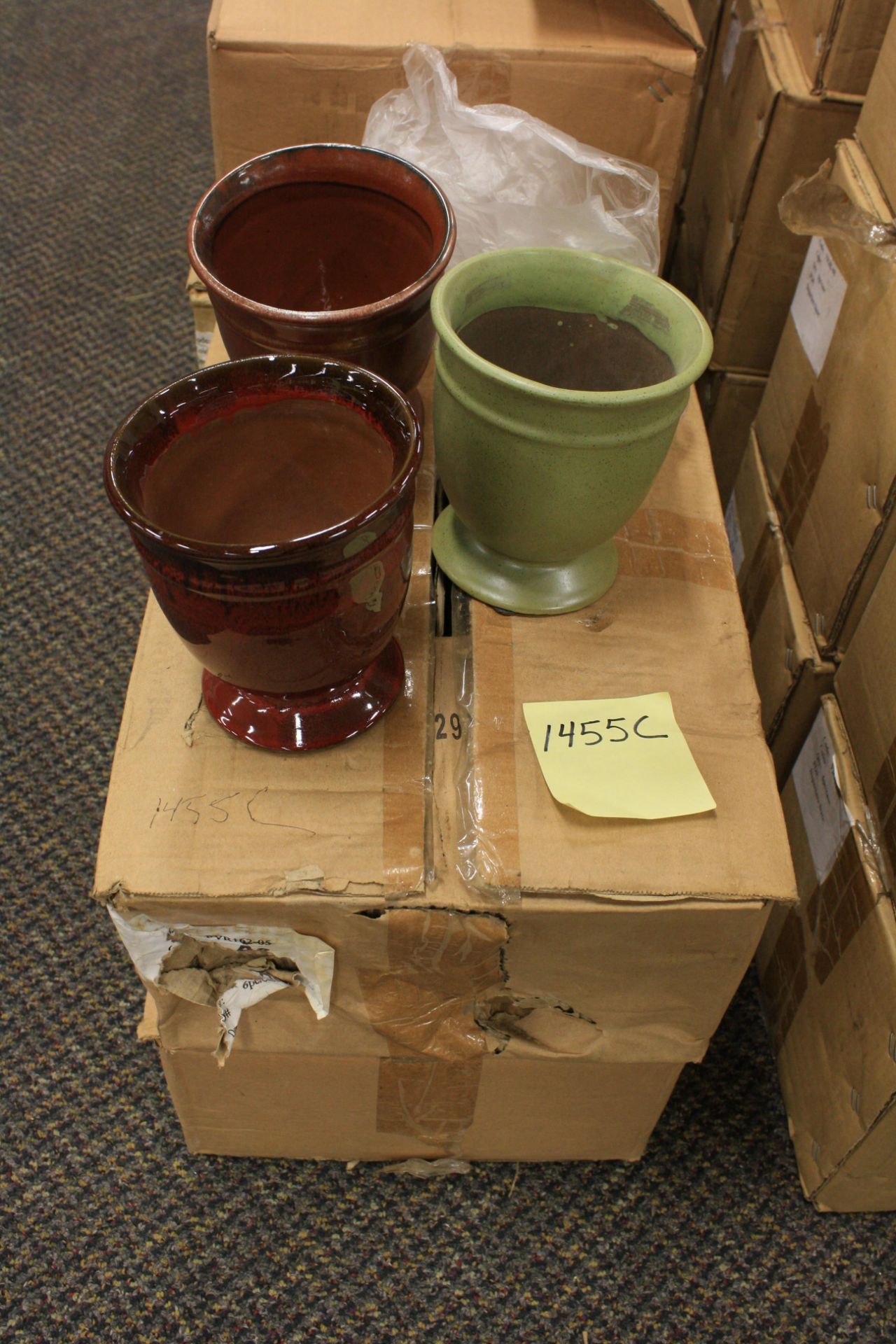 Pottery Vase 5" multi color PVR162-05