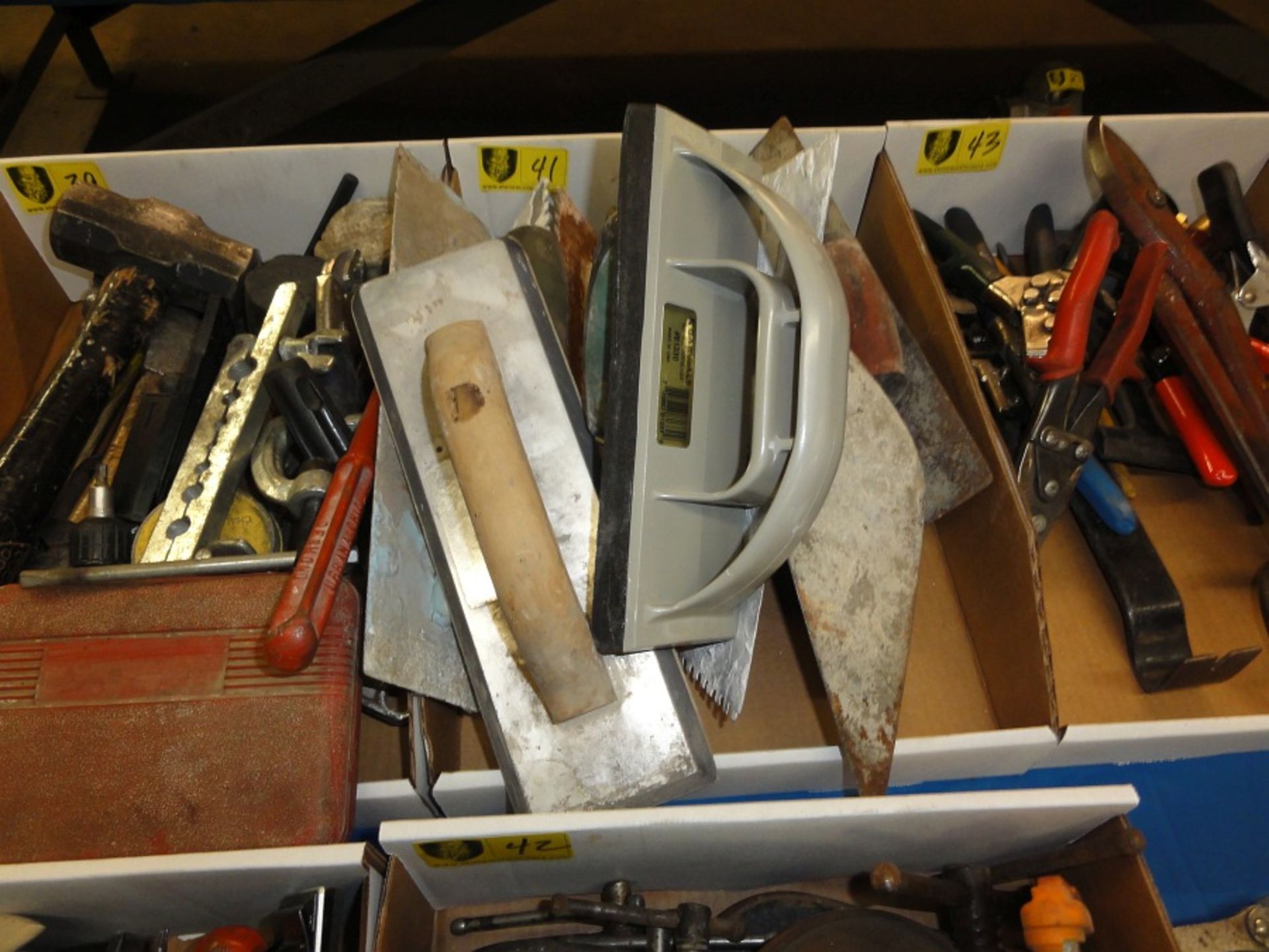 Lot of Misc Masonry Tools