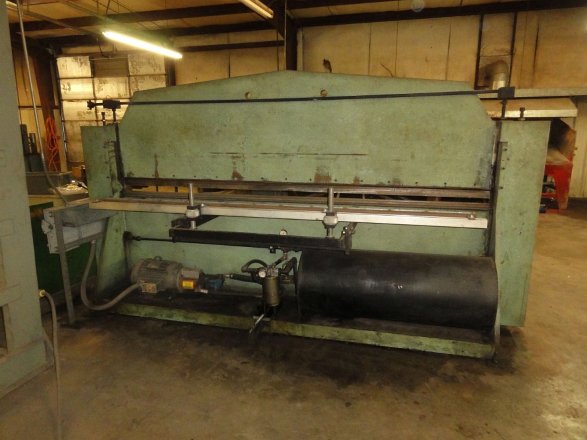 Roto Die Bending Machine, Mdl 15, 10' x 14 ga. cap., 24" Manual Backgauge, Bolt-On Angle Insert - Image 3 of 4