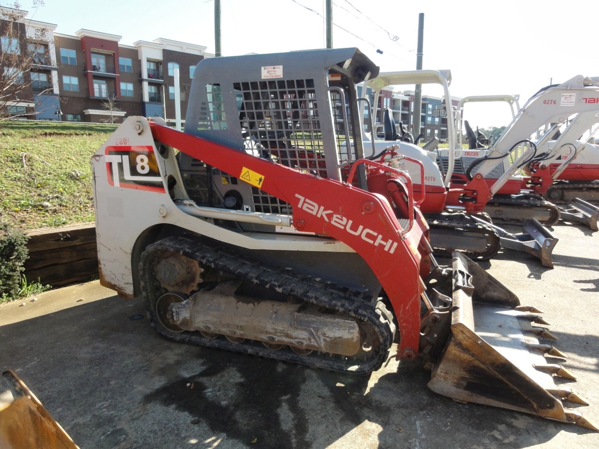 Takeuchi Track Loader, Mdl TL8 TL230, 1872 hrs., Diesel, SN 200802805, 2016