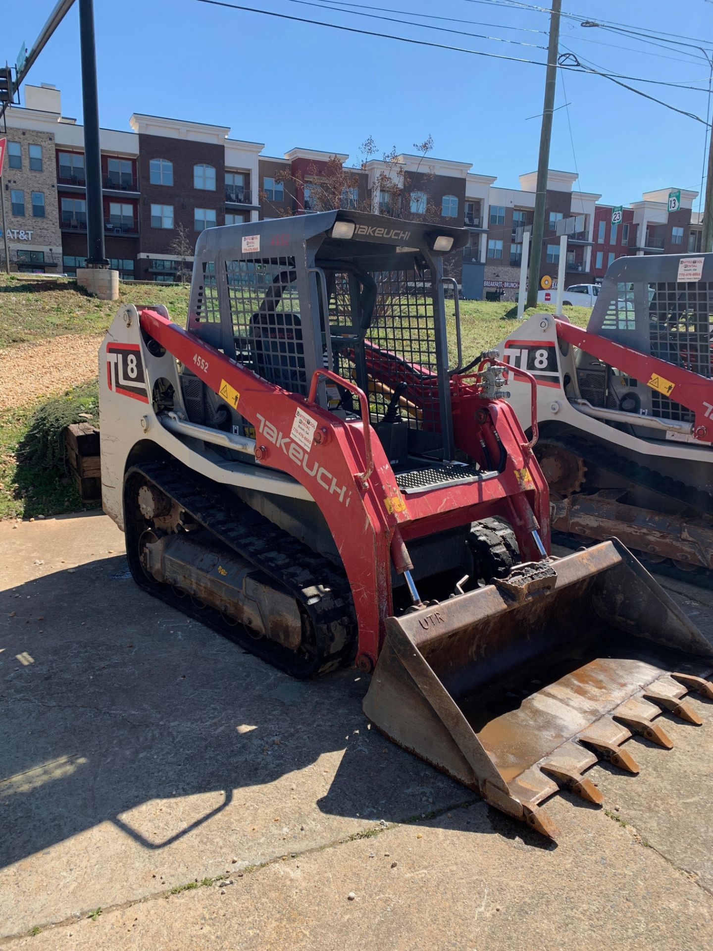 Takeuchi Track Loader, Mdl TL8 TL230, 1135 hrs., Diesel, SN 200804552, 2017