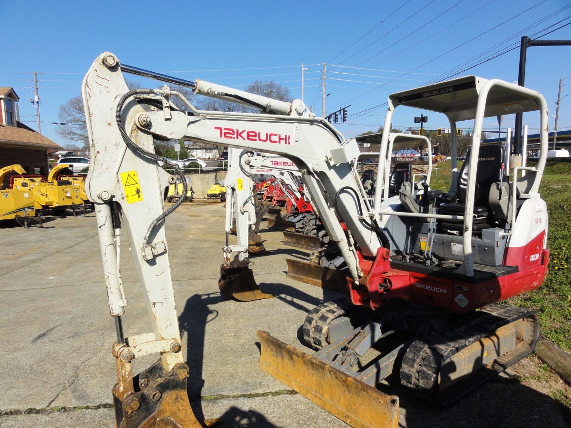 Takeuchi Excavator, Mdl TB230, 1003 hrs., Diesel, SN 130000598, 2015