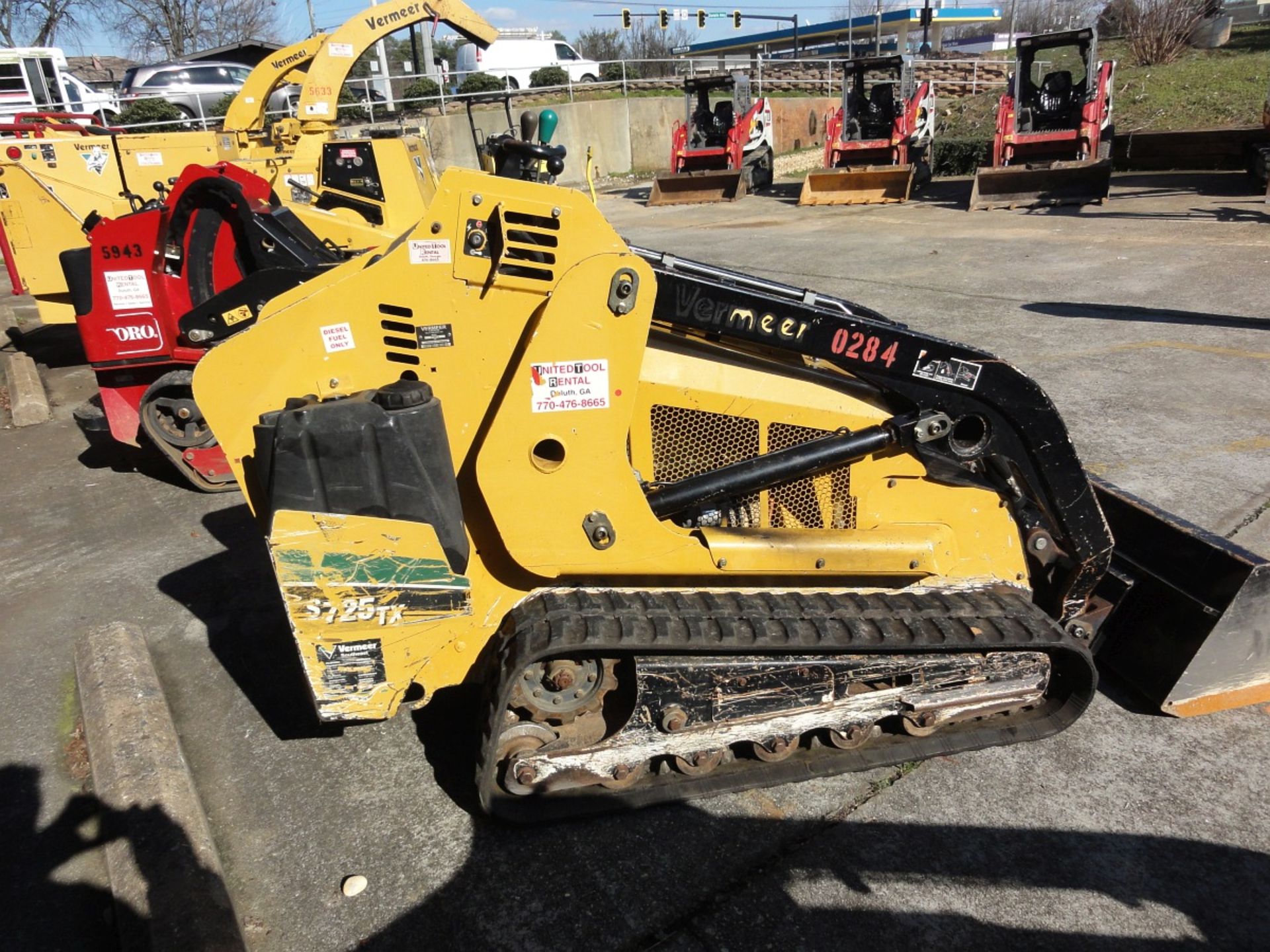 Vermeer Mini Loader, Mdl S725TX, 332 hrs., SN 1VRD070Y1F100, 2015 (0284)