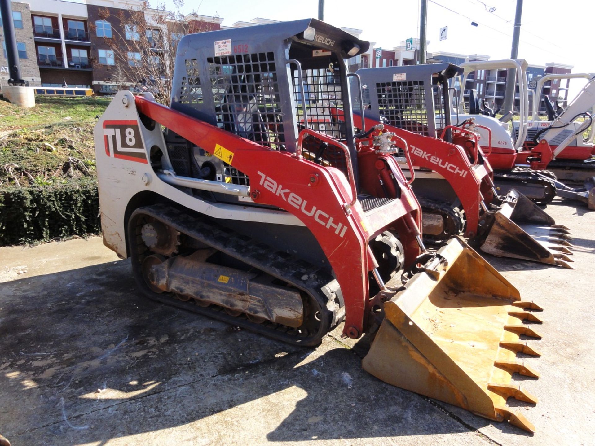 Takeuchi Track Loader, Mdl TL8 TL230, 863 hrs., Diesel, SN 200806512, 2018