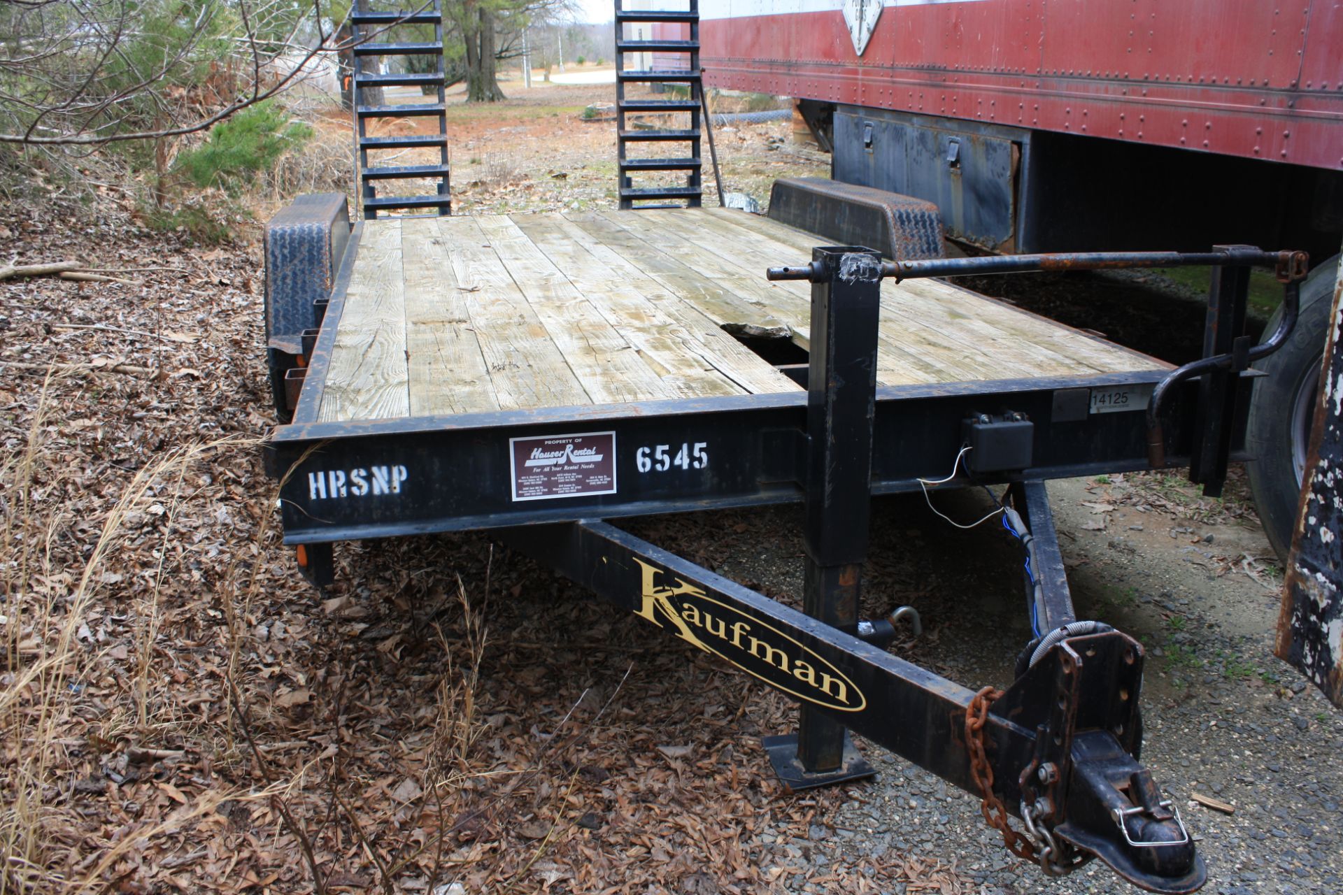 Kaufman Trailers equipment trailer- No Title - Image 2 of 4