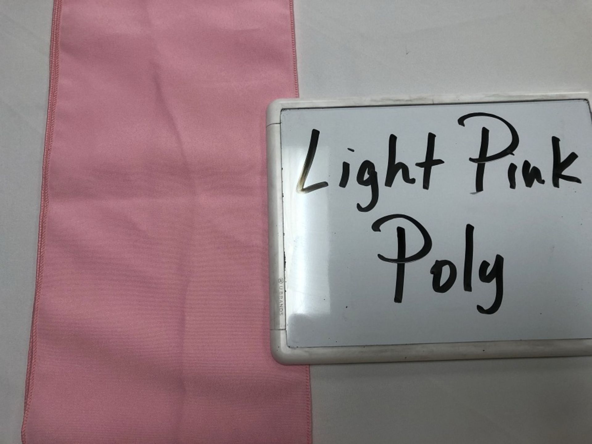 Light Pink Poly, Lot of 197 Sash