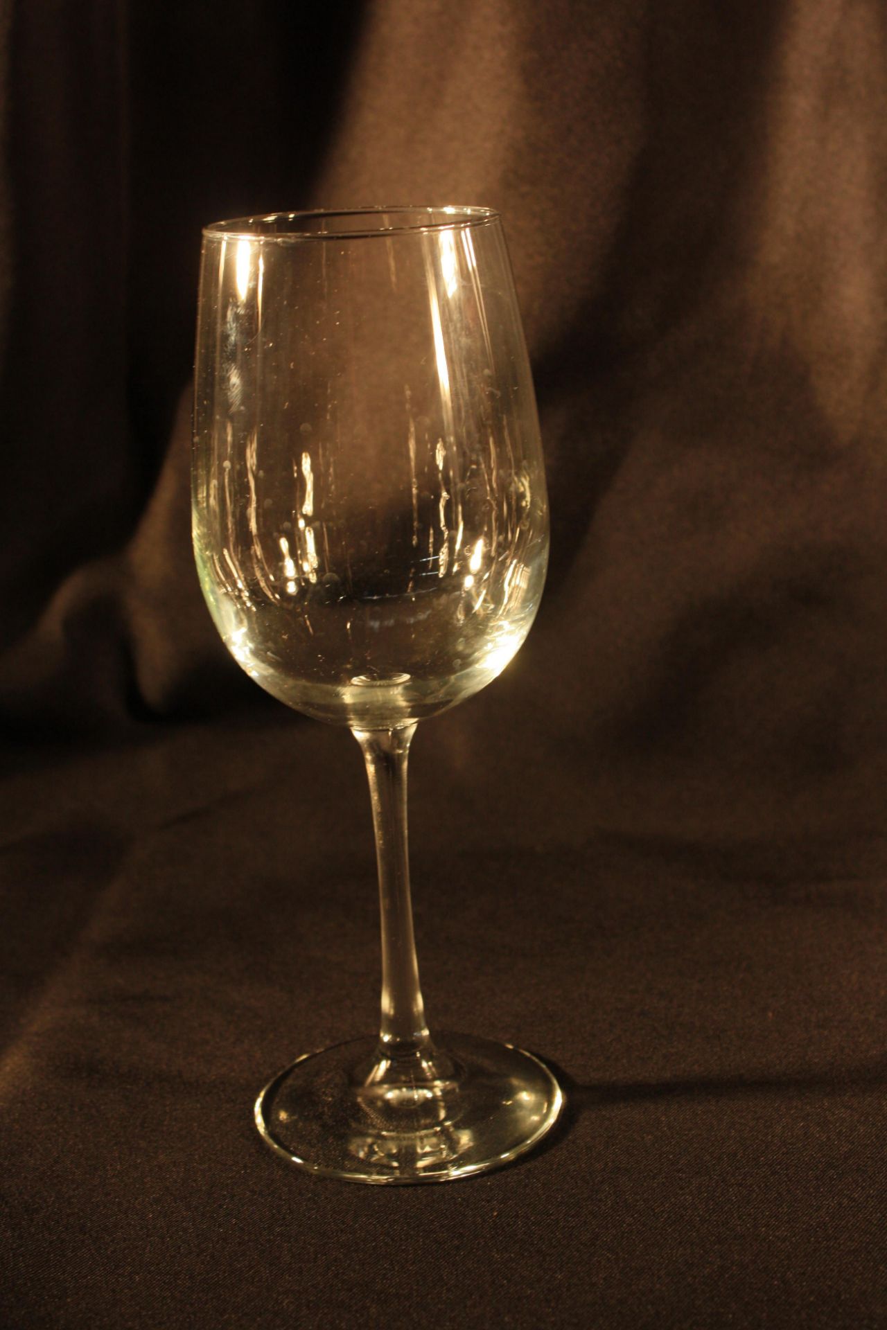 Lot of 76 Wine Glasses, long stem 16 .oz.