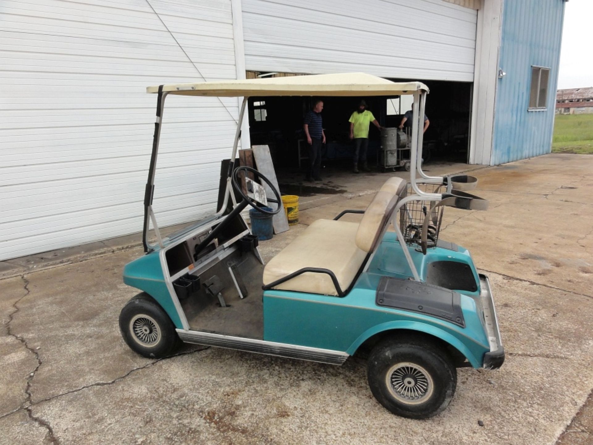 Club Car Gas Golf Cart w/ NEW Batteries, Removable Doors & Roof - Image 2 of 2