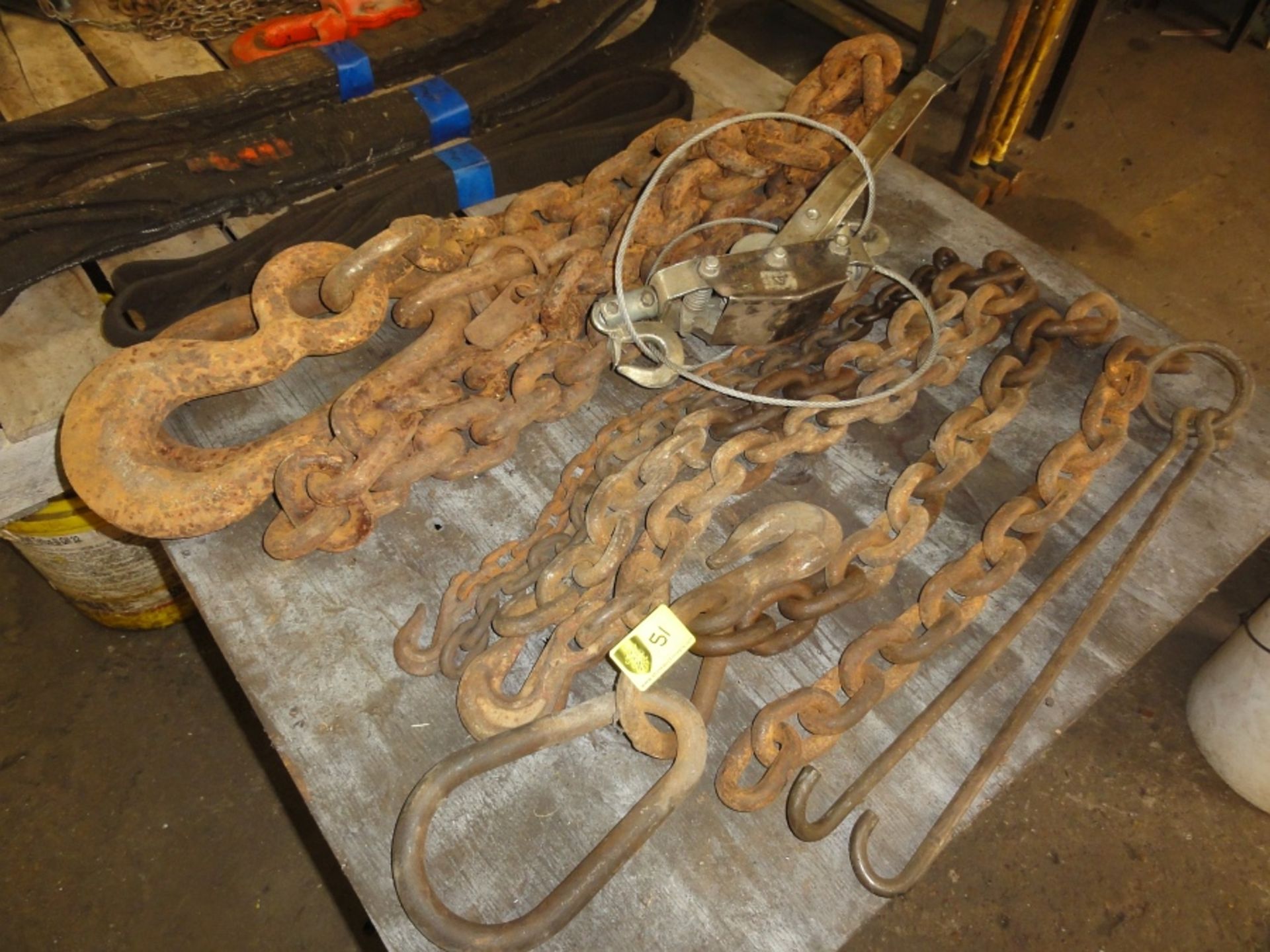 Pallet of Chain & Slings