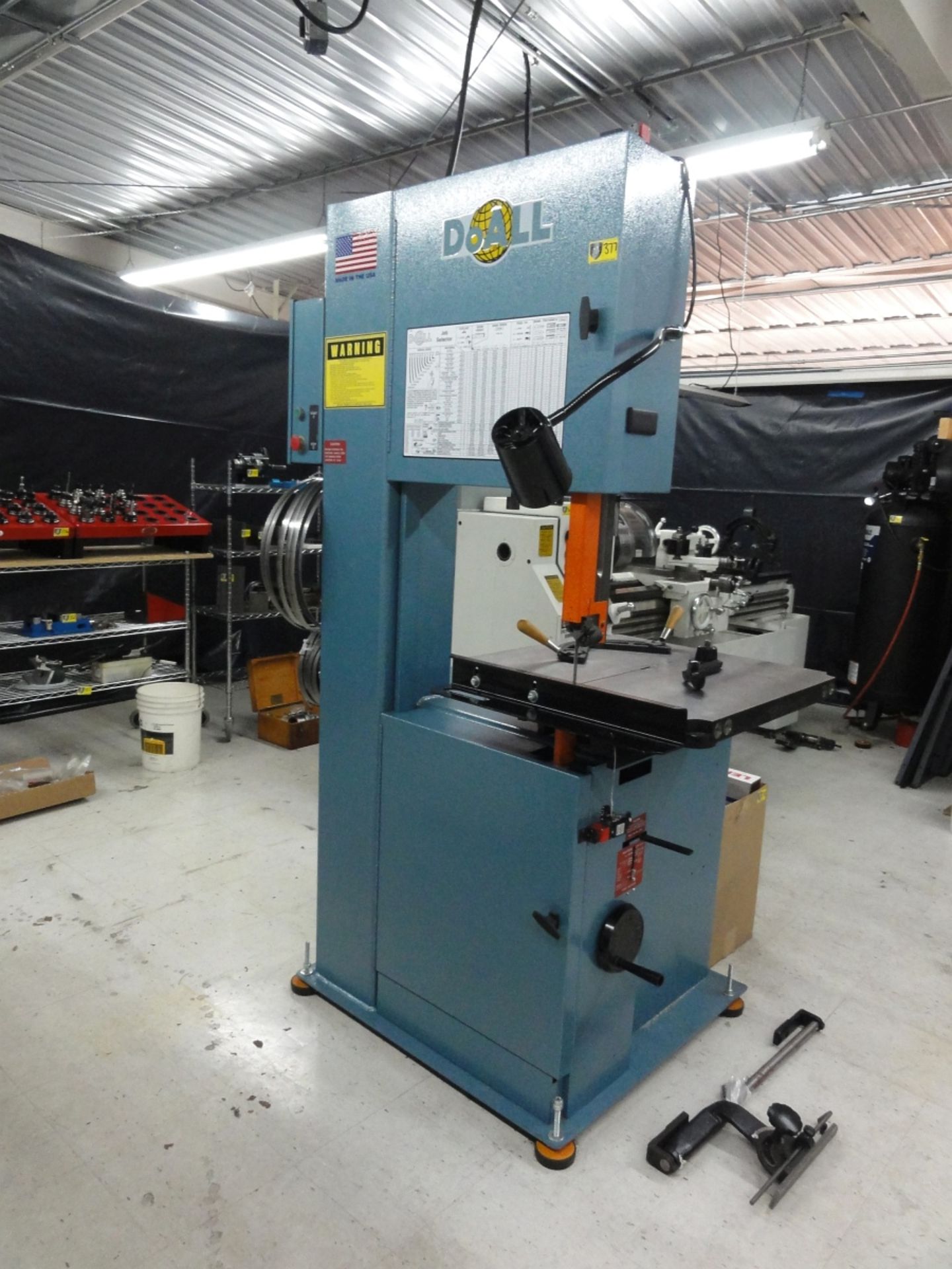 DoAll Vertical Bandsaw, Mdl 2013-V, SN 571-15549