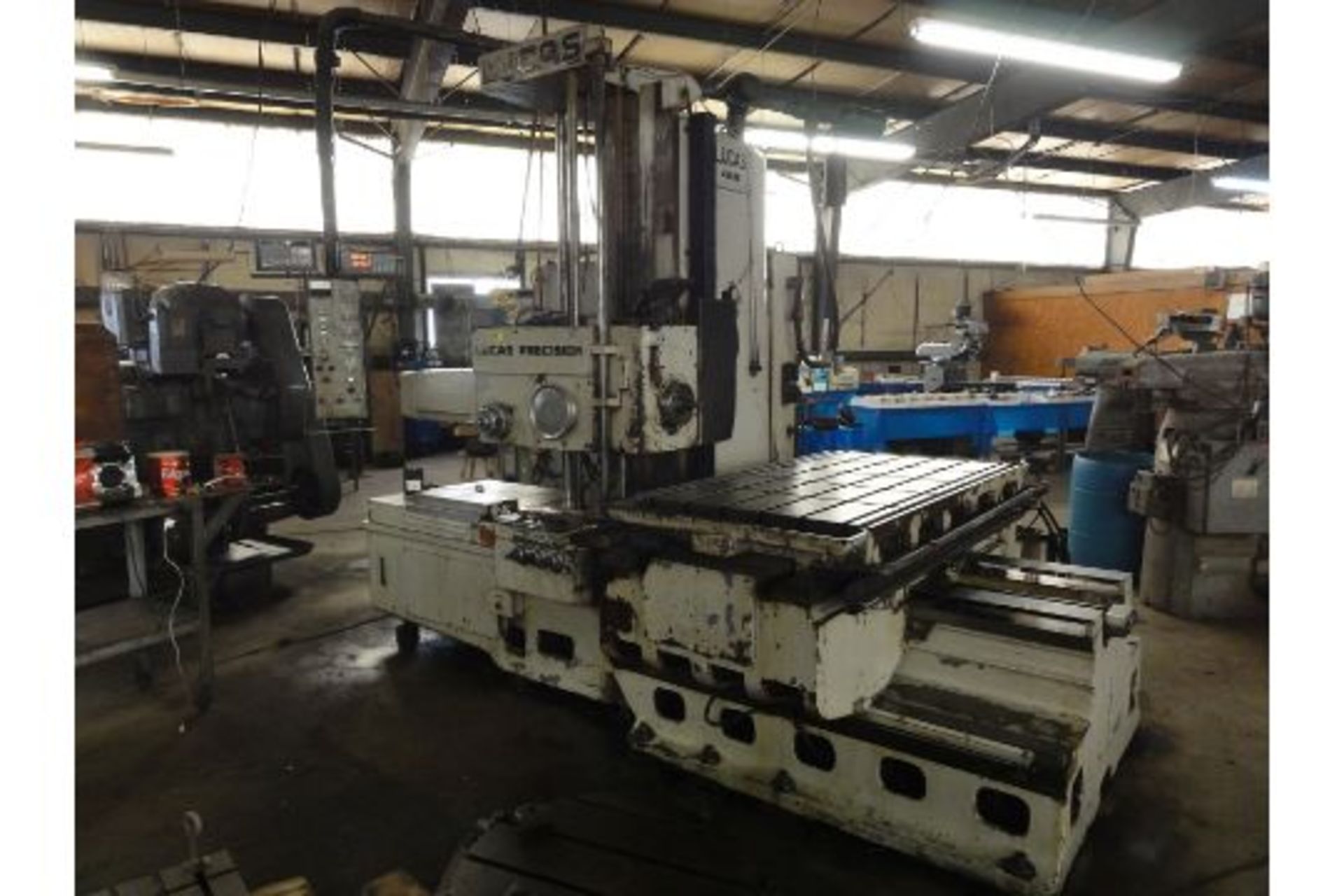 Lucas 41B-48 Horizontal Boring Mill, Factory Rebuilt, - Image 2 of 4