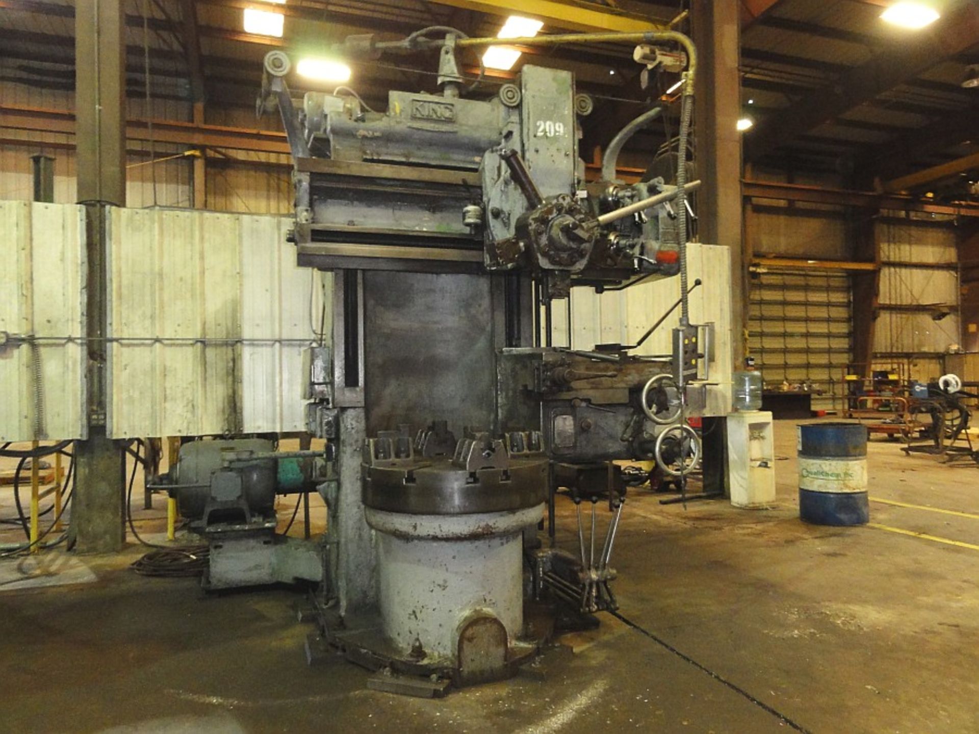 King 36" Vertical Turret Lathe, 36" 4-jaw Table,
