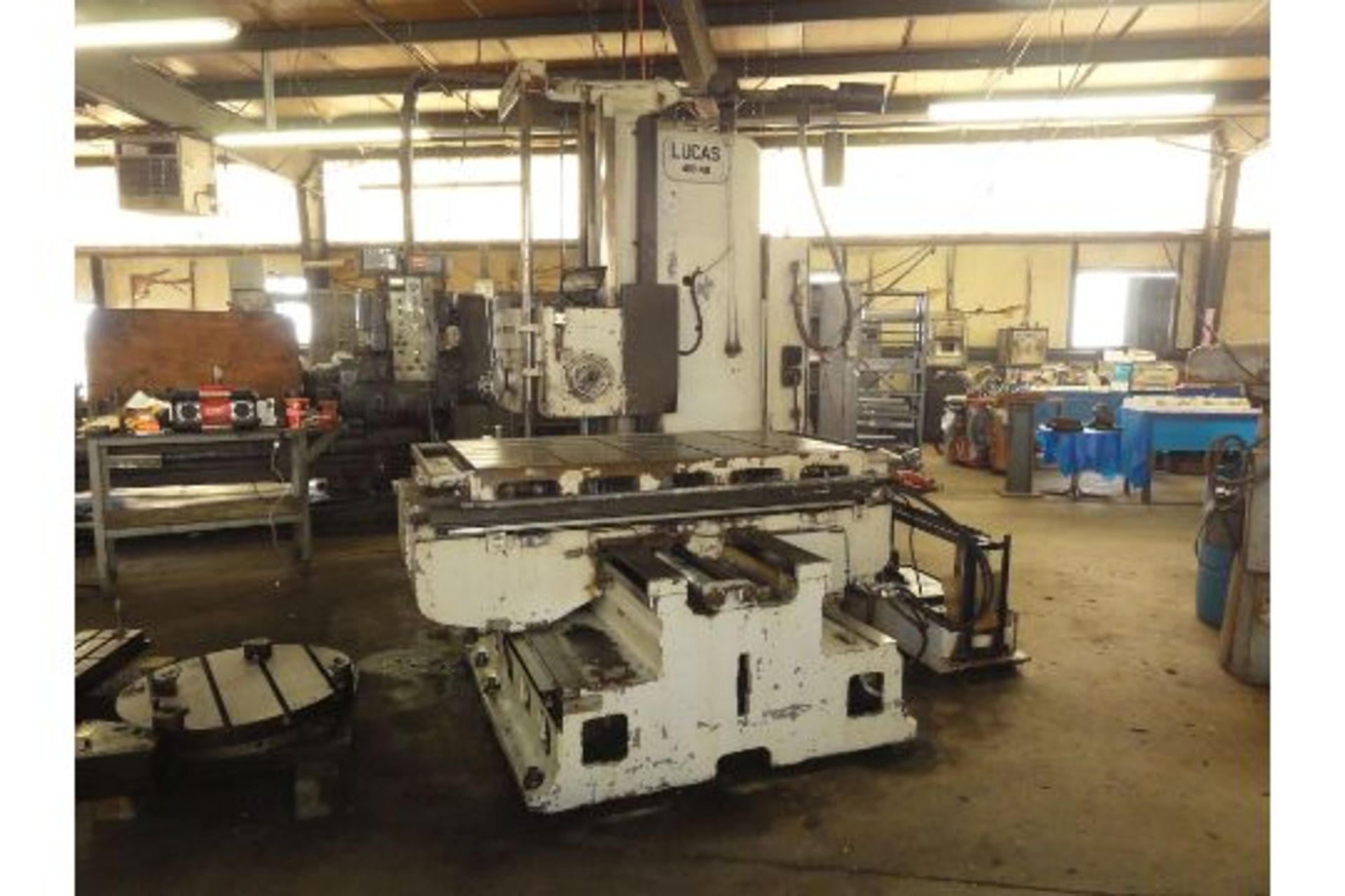 Lucas 41B-48 Horizontal Boring Mill, Factory Rebuilt,