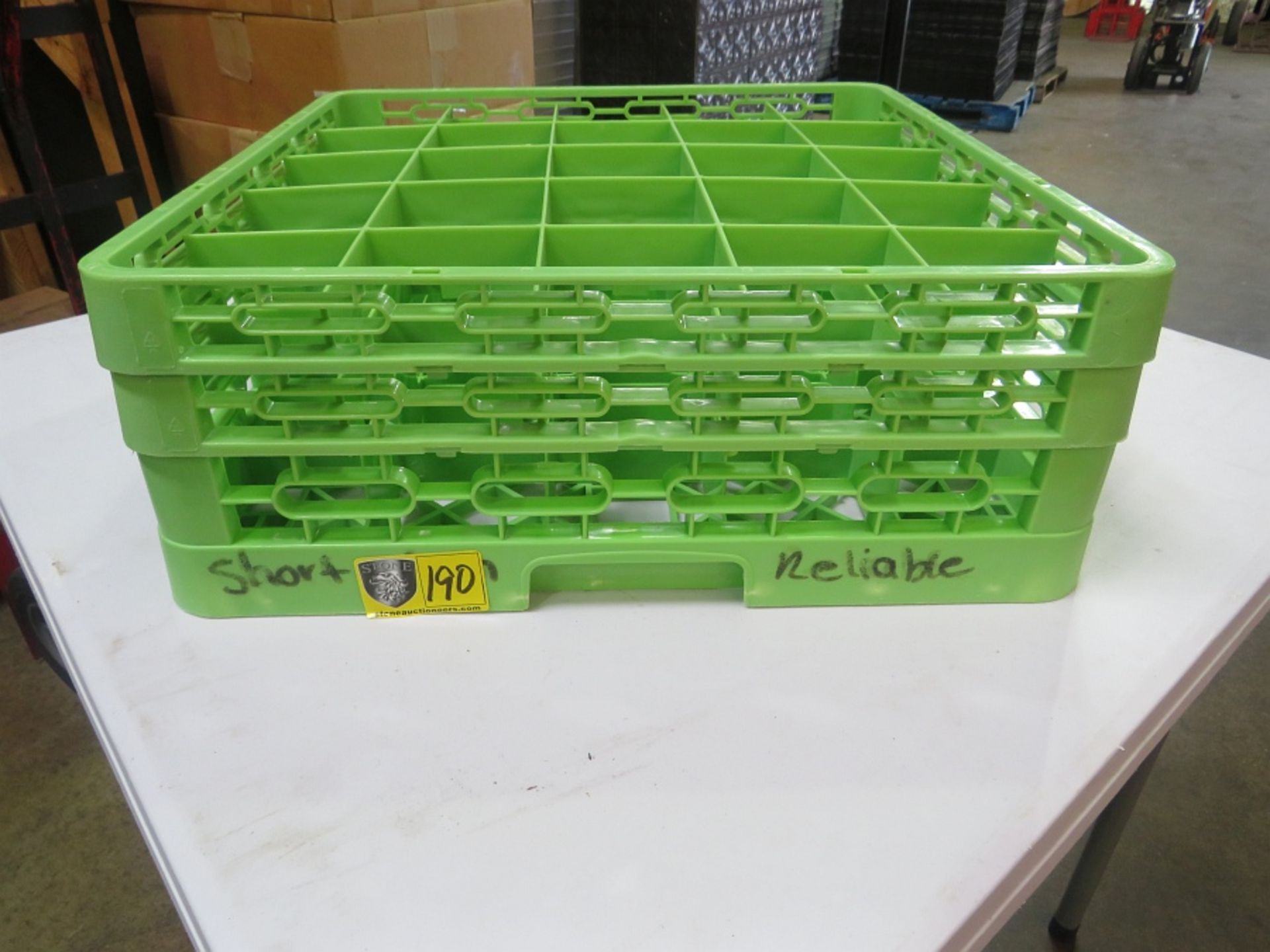 GREEN DISHWASHER RACK, SMALL