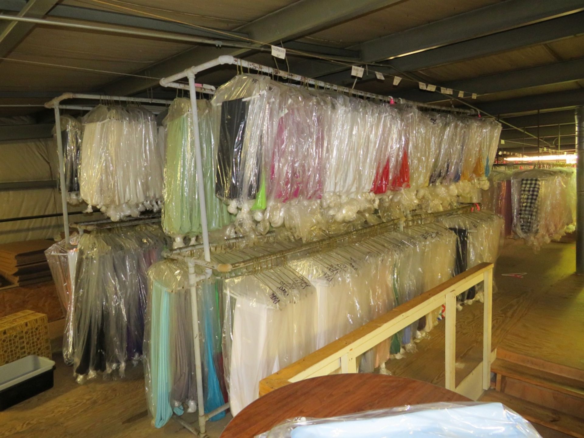 LINEN RACKS (UPSTAIRS) - LINENS NOT INCLUDED - Image 2 of 4