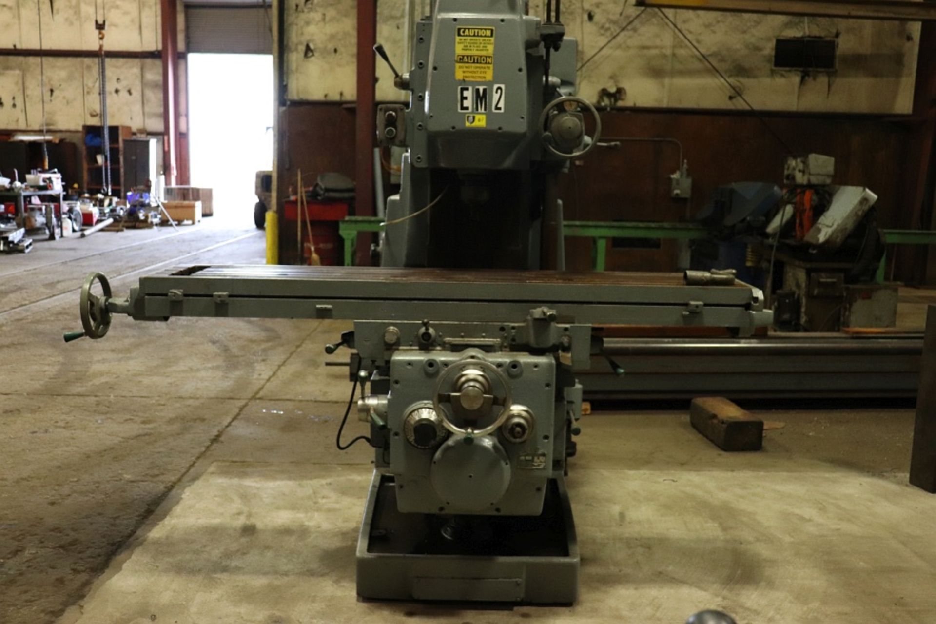 K&T Vertical Mill, Mdl 415-S15, Table 15" x76", 2000 RPM