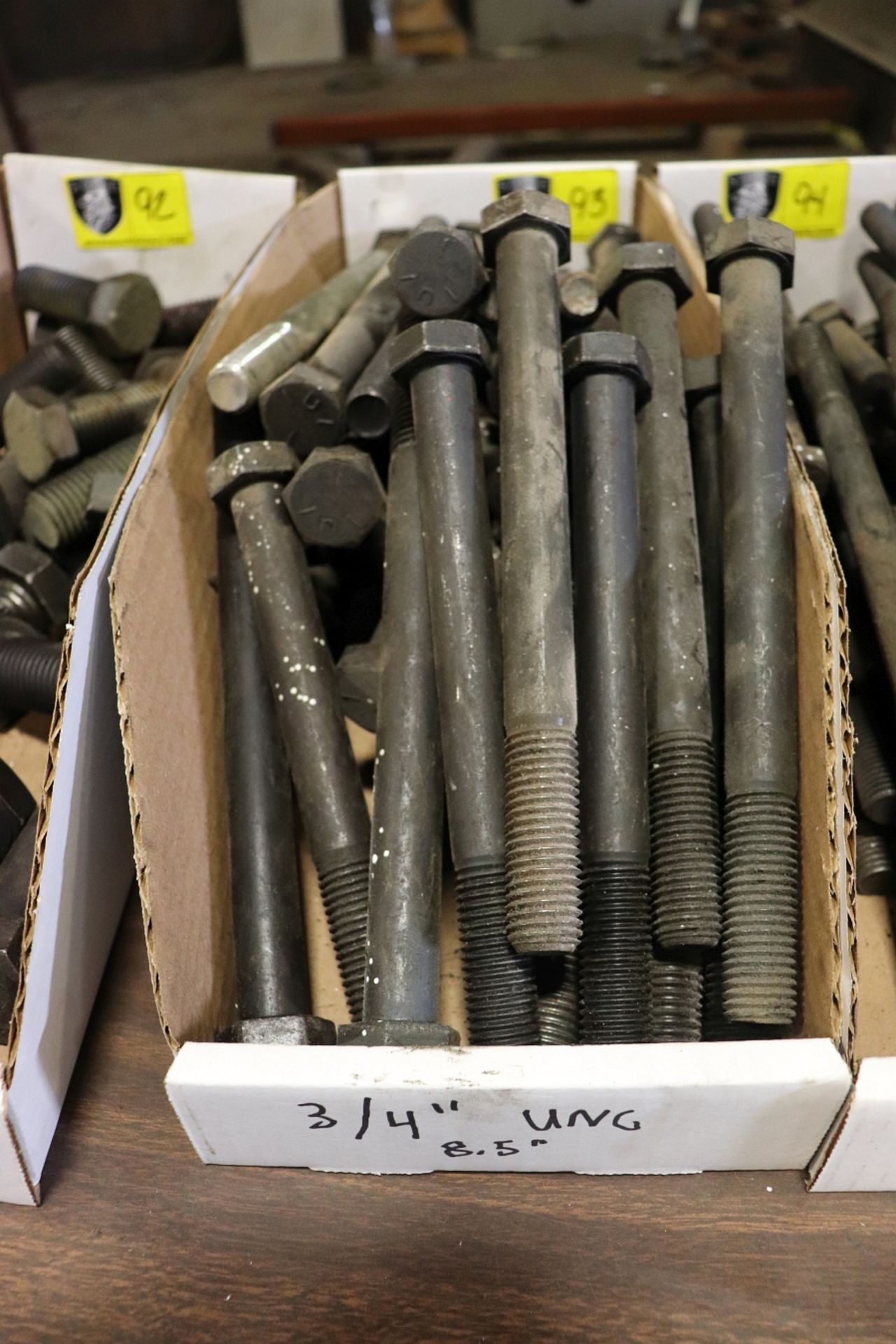 3/4"-10 Grade 8 bolts, 8.5 " long