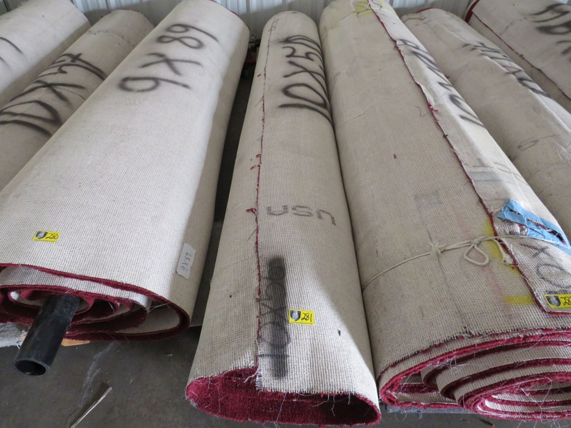 Burgandy Carpet Roll 10' X 50'