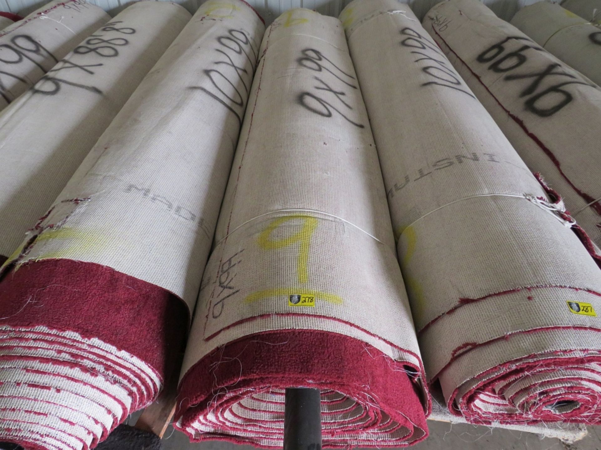 Burgandy Carpet Roll 9' X 99'