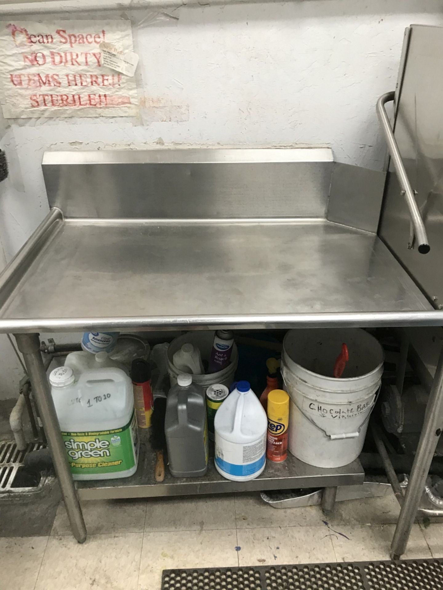 EcoLab EcoStar 2018 Dishwasher, Mdl ES-18 w/ 5' Infeed/Sink Table & Sprayer, w/ 3' Outfeed Table - Image 4 of 5