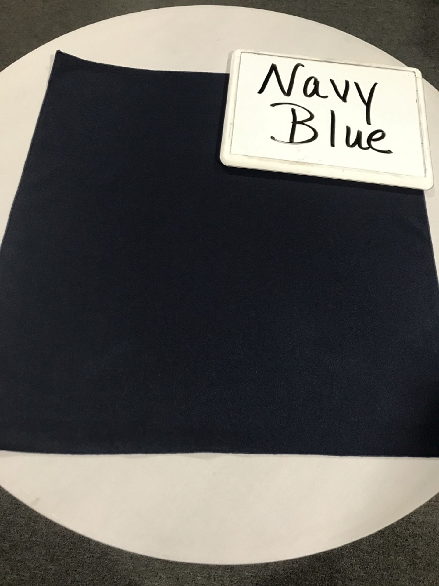 60" X 120" Navy Blue Rectangle Banquet Linen