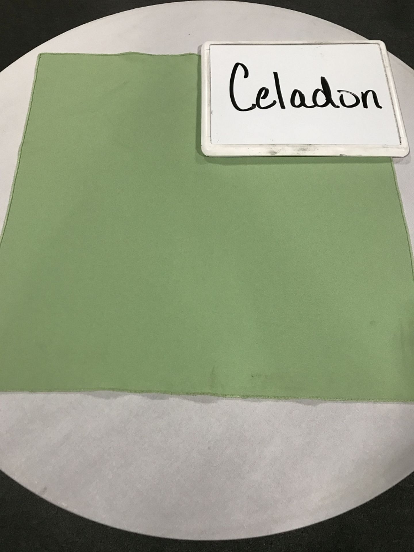 60" X 120" Celadon Rectangle Banquet Linen
