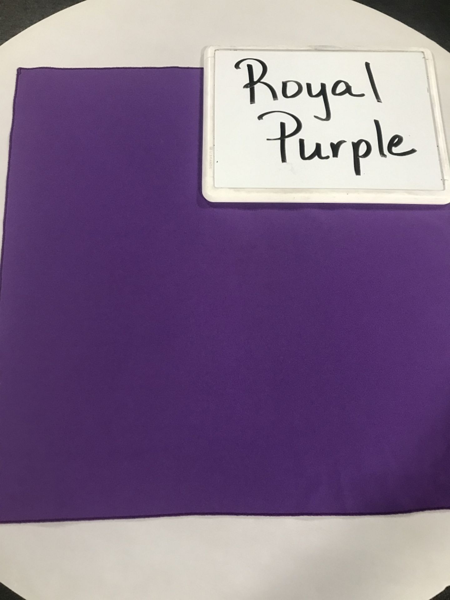 60" X 120" Royal Purple Rectangle Banquet Linen