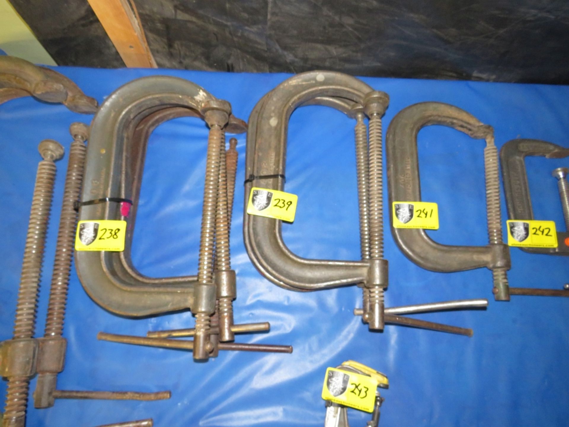 8" C-Clamps