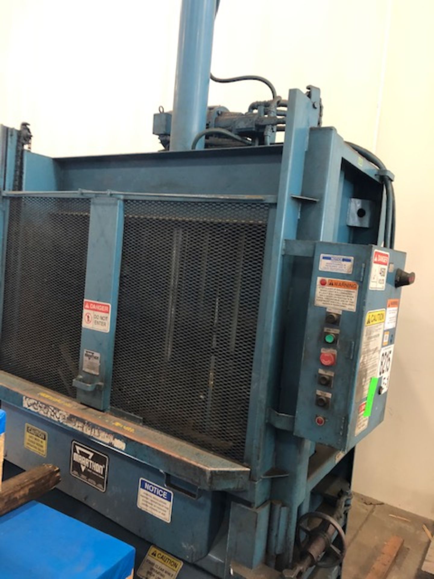 Marathon Model V-6030-HD-02 Vertical Baler, S/N: 134706